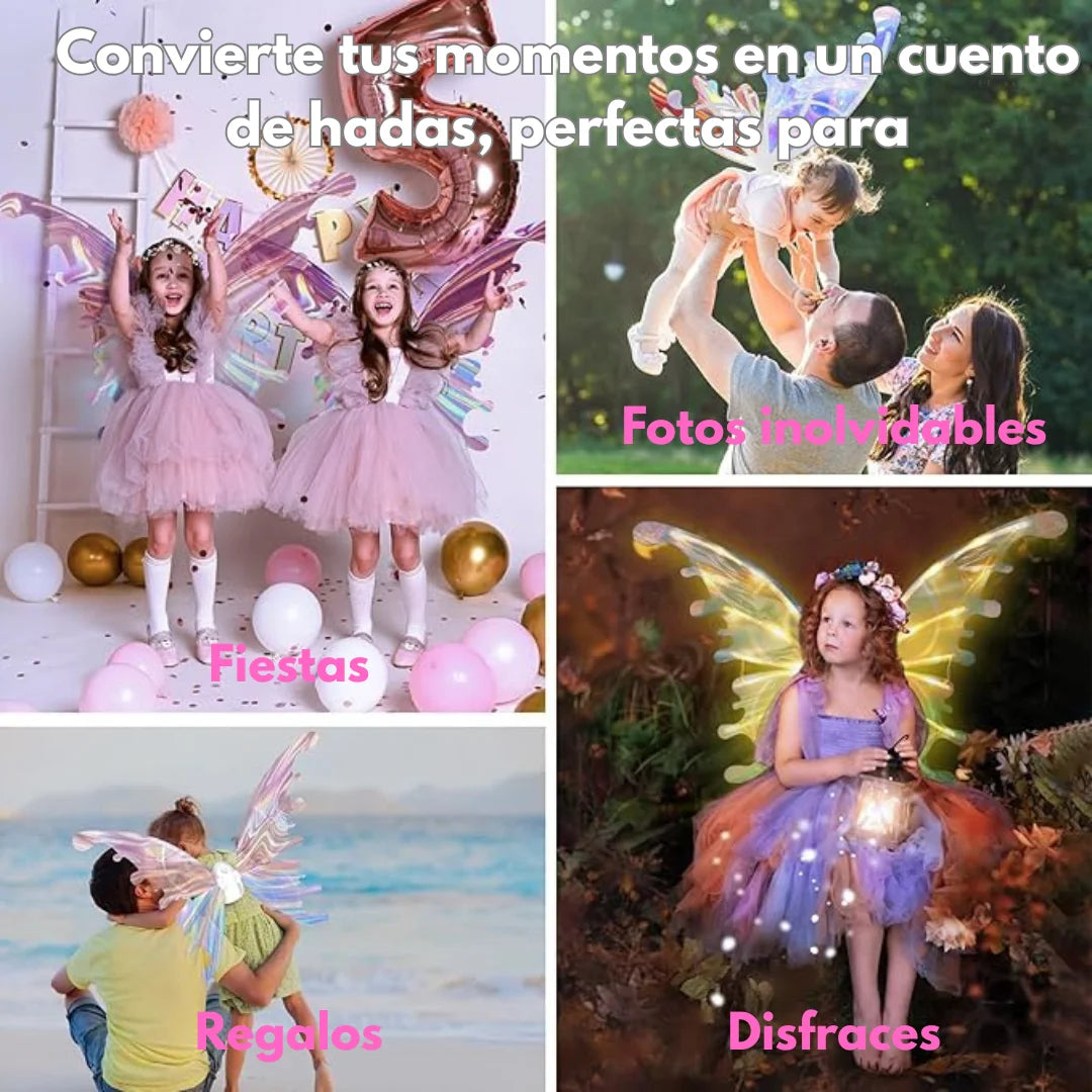 ALAS CON LUCES Y MOVIMIENTO + ENVIO GRATIS